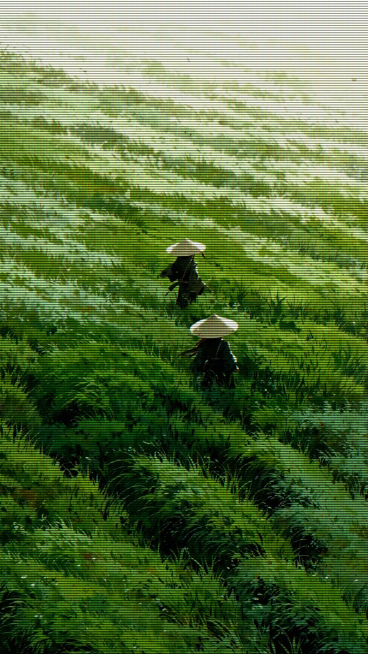 CRT Scanlines applied to the sample photo